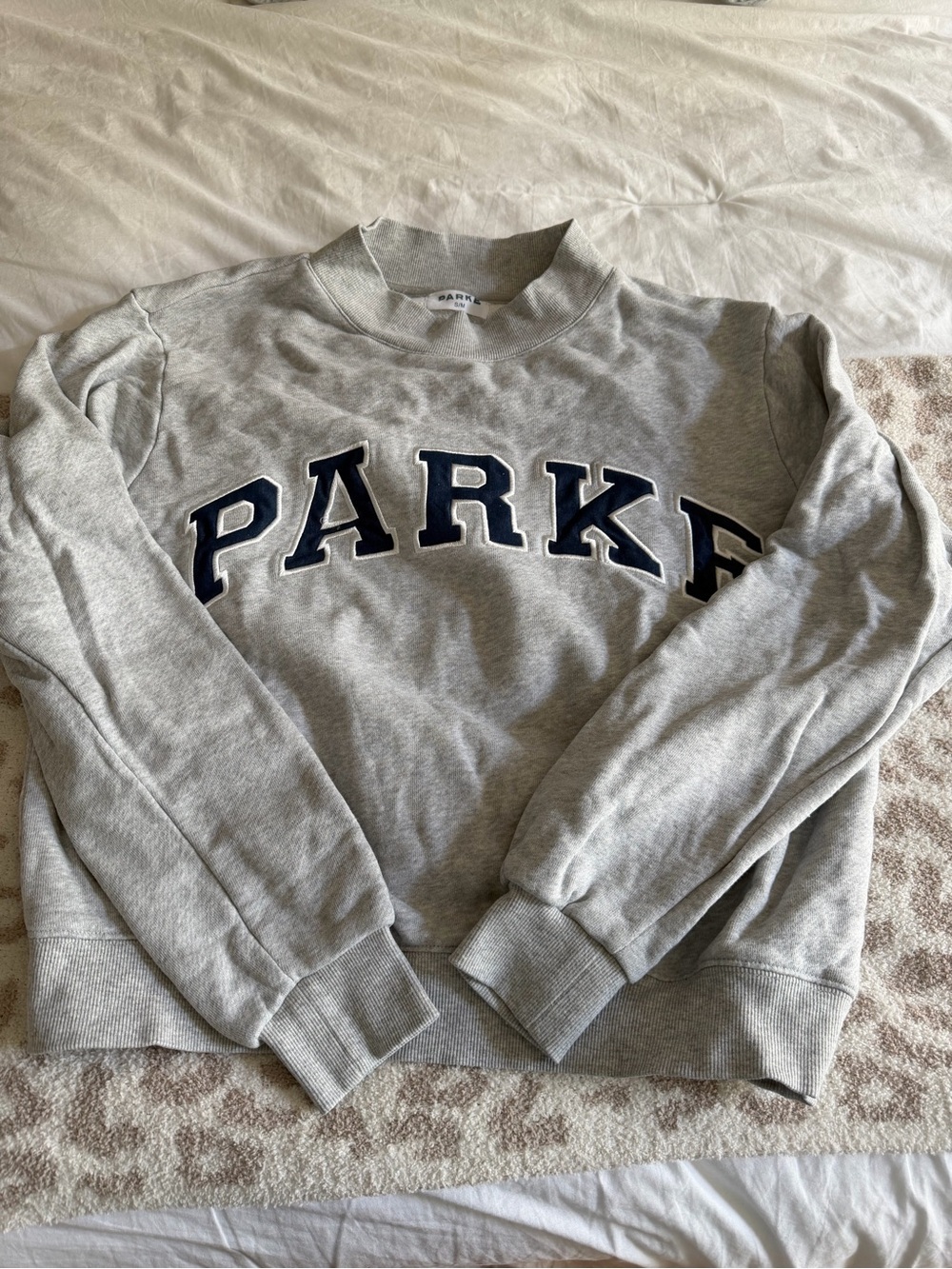 Parke Varsity Mock Neck Sweatshirt
